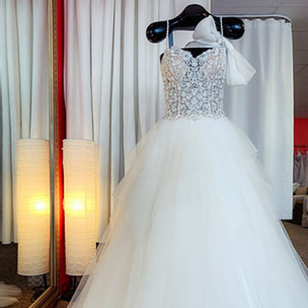 SHAUNA BY MAGGIE SOTTERO WEDDING DRESS/ SIZE 8